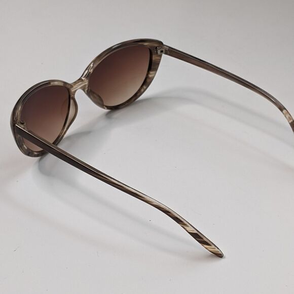Amber Lens Striped Sunglasses - Picture 3 of 8